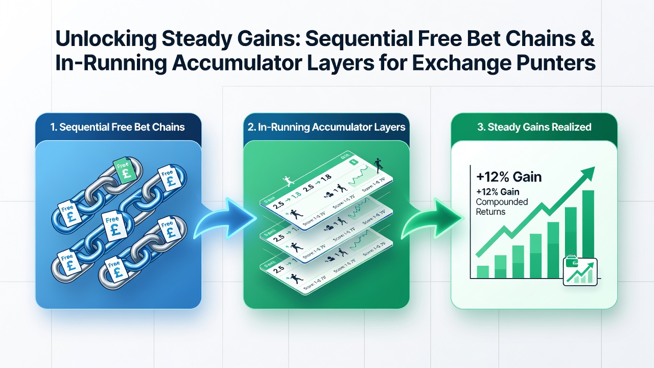 In-running accumulator layers being applied during live football and racing events on exchange platforms